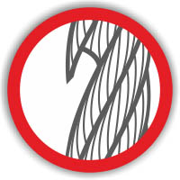 Канатный строп: запрещается работа при обрыве хотя бы одной пряди